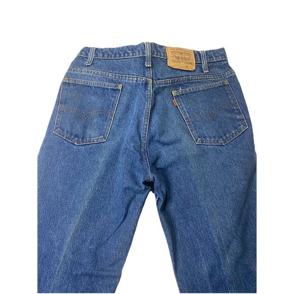 Vintage Levi’s 517 Orange Tab Boot Cut Denim Jeans Size 33/28 Made In The USA - Picture 4 of 6